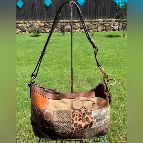 Coach Patchwork (12842) Hobo Shoulder Bag - Picture 1 of 16